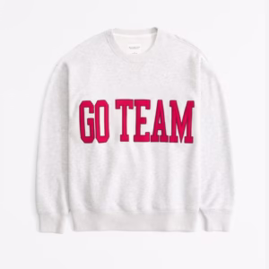 Sudadera deportiva estilo vintage Sunday con cuello redondo Go Team