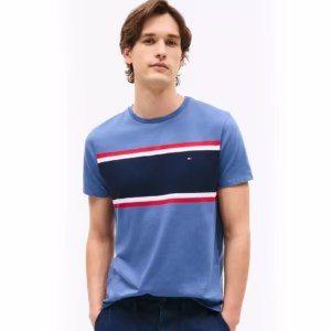 Camiseta de rayas en bloque