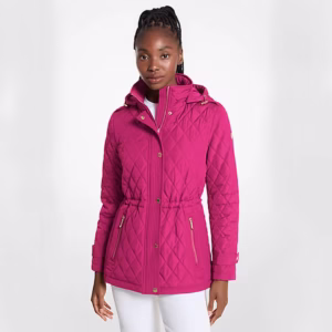 Chompa acolchada con capucha